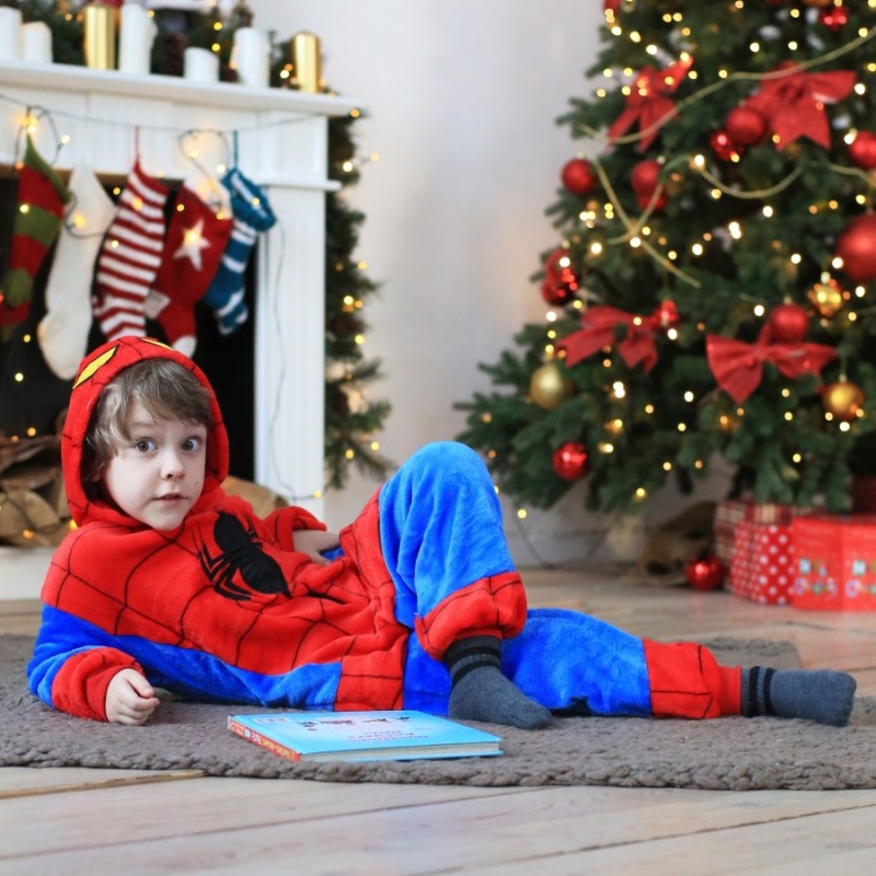 Costume Spiderman Avec Masque, Combinaison Cosplay, Halloween