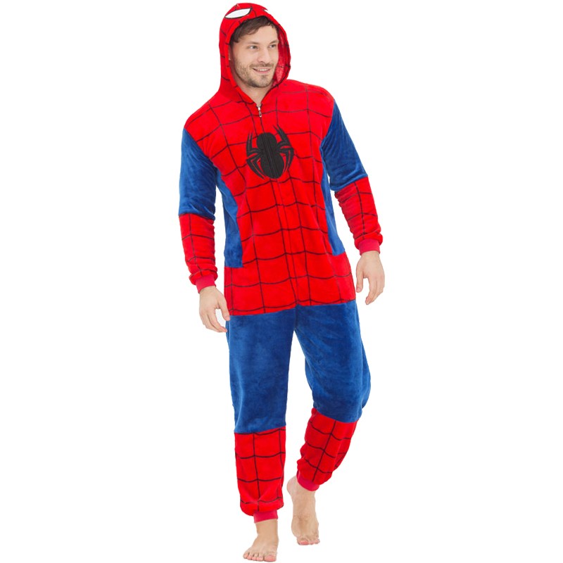Spider Man Onesie Pajamas Costumes for Women & Men