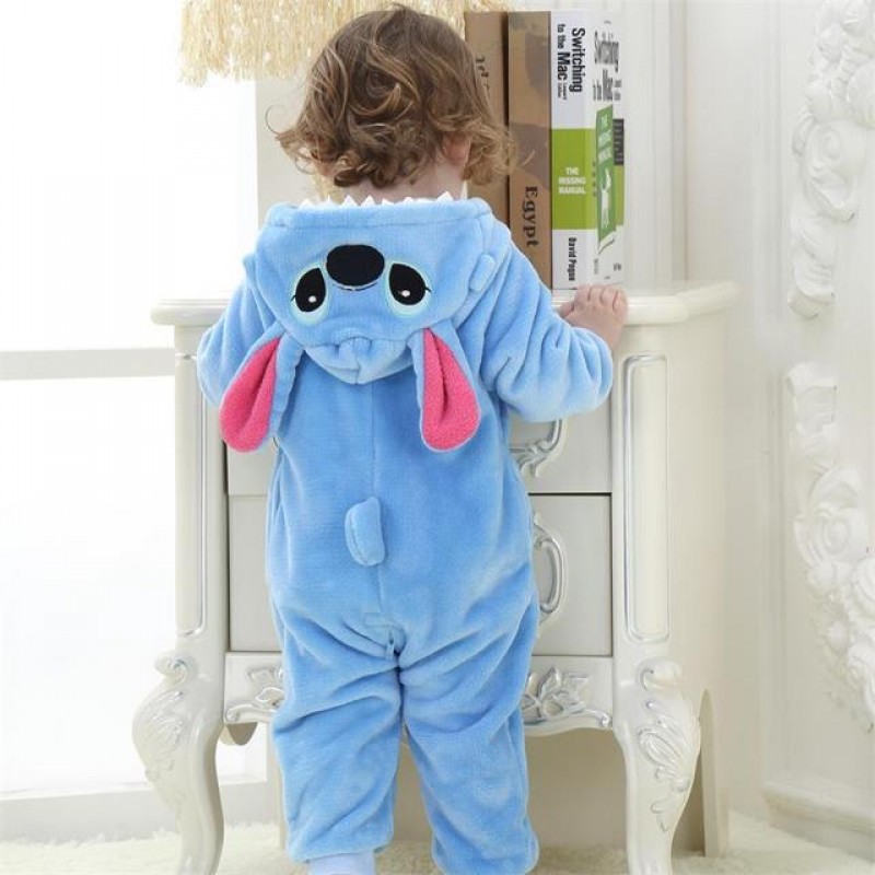 Baby Stitch Costume Romper Cosplay Infant Onesie Winter Outfit-144