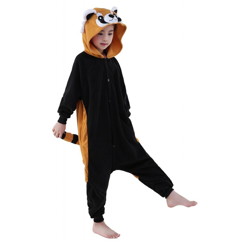red panda onesie animal costumes kids onesies kigurumi pajamas