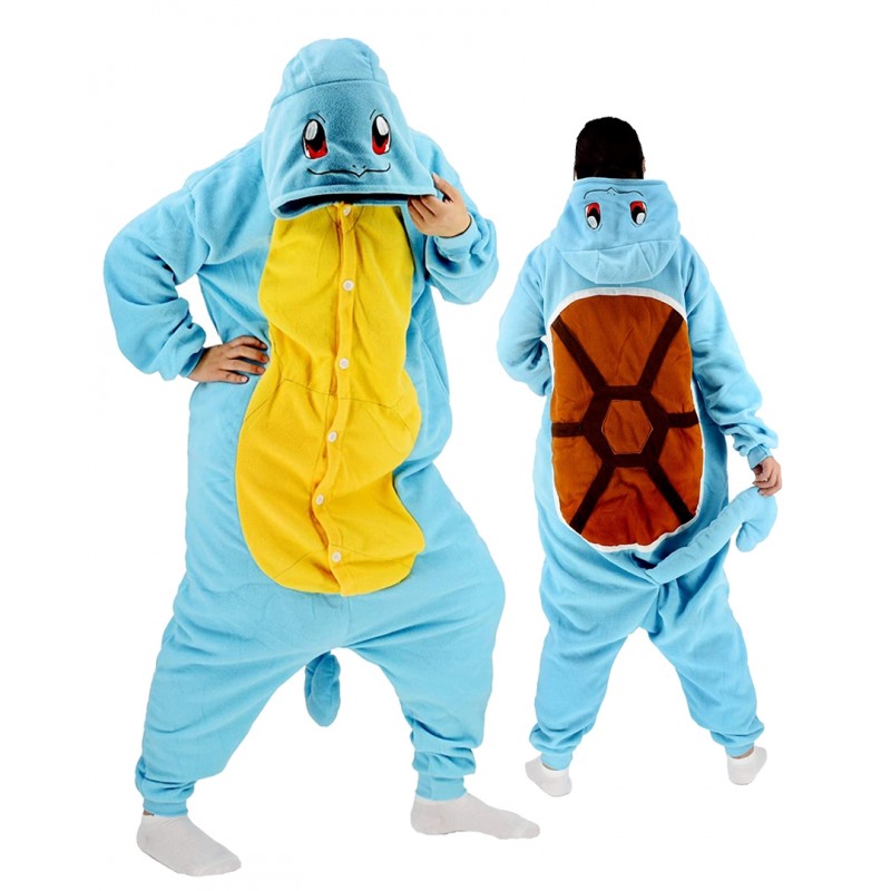Womens and Mens Onesie Pajamas Pikachu Snorlax Charmander Umbreon Costume 