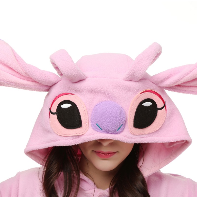 Pink Stitch Onesie Pajamas for Kids & Toddler Lilo & Stitch Animal