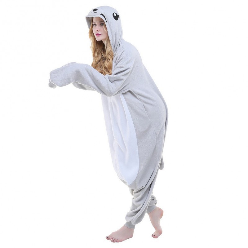 Seal Onesie Pajamas Adult Animal Onesie for Women & Men