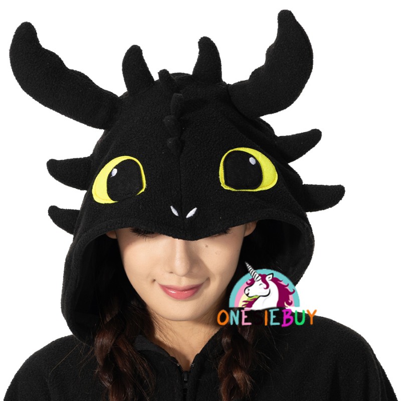 Light Fury & Toothless Onesie Pajamas Costume for Adults How to Train Your  Dragon Onesies Toothless 