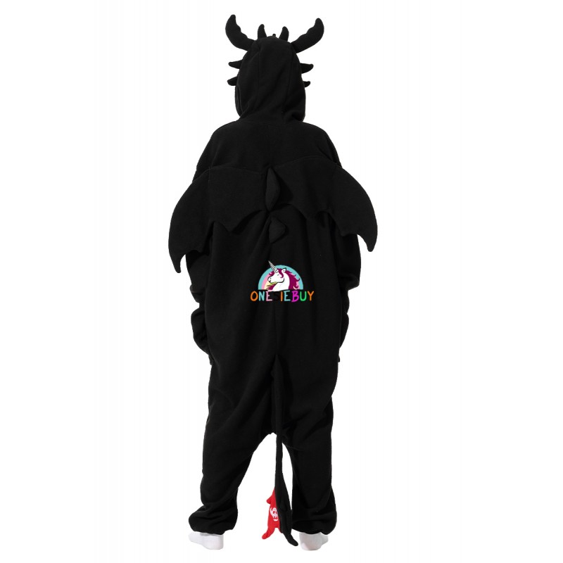  Toothless Costume Pajamas Dragon Tail Animal Onesie