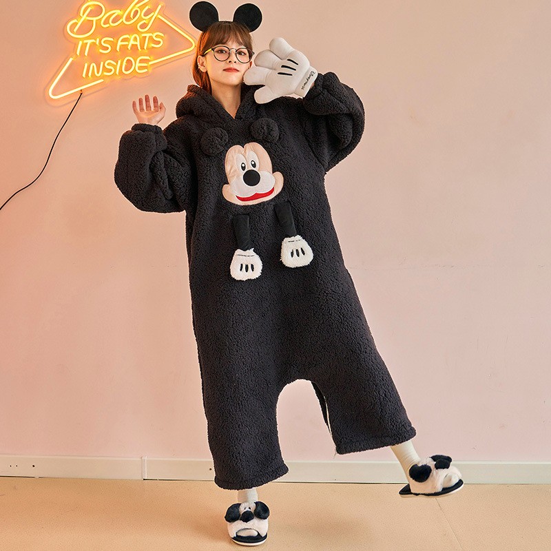 Jumpsuit - Black/Mickey Mouse - Kids | H&M US
