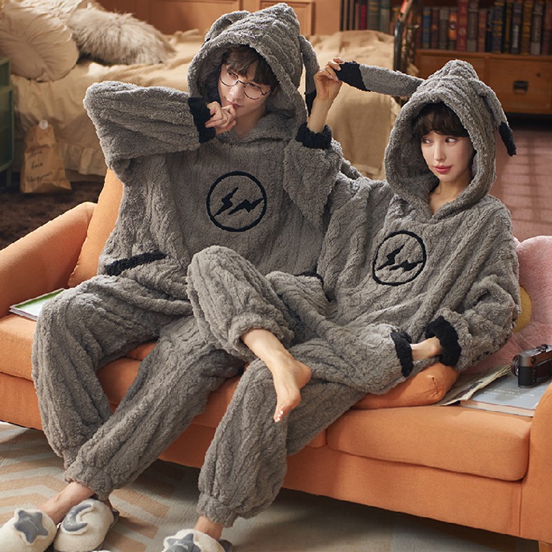 Kigurumi Stitch Adults Animal Onesies Winter Women Pajamas Jumpsuit Boy  Couple Costume Cosplay Flannel Cartoon Sleepwear Pyjamas