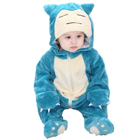 Baby Snorlax Onesie Romper Costume Halloween Outft for Toddler Child