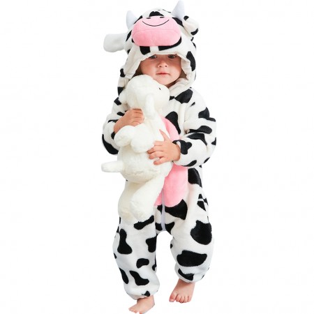 Cow Onesie Baby Romper Costume Outfit for Toddler