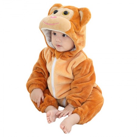 Monkey Onesie for Baby Romper Toddler Costume Outfit