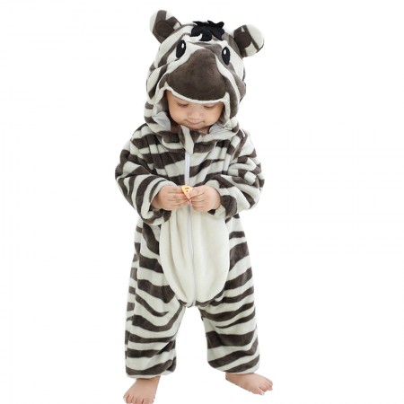 Zebra Onesie for Baby Toddler Animal Costume Outfit
