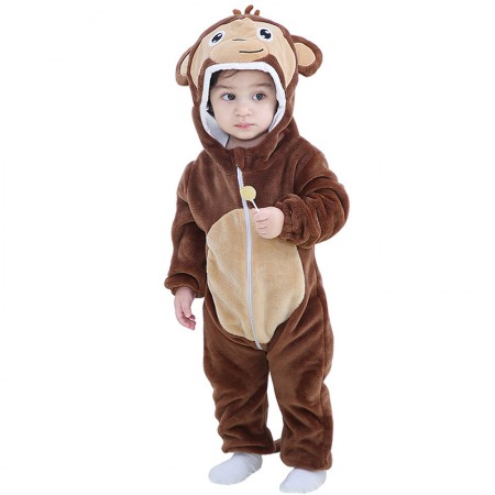 Monkey Onesie for Baby Toddler Animal Costume Outfit