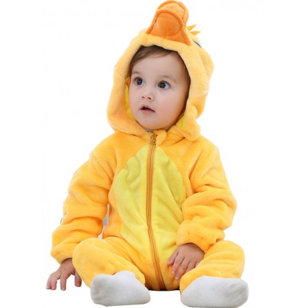 Infant & Toddlers Duck Costume Onesie Romper Unisex Halloween Costumes Outfit Suit