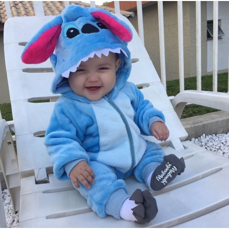 Infant & Baby Stitch Costume Onesie Halloween Outfit Romper Suit