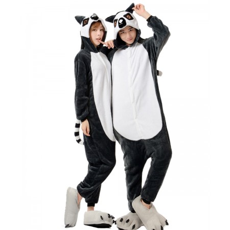 Lemur Kigurumi Onesie Pajamas Animal Costumes For Women & Men