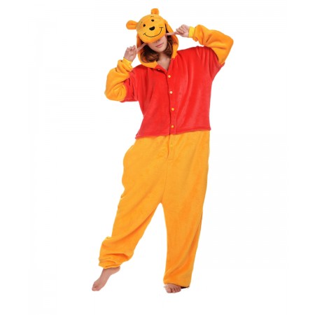 Winnie the Pooh Kigurumi Onesie Pajamas Animal Costumes For Women & Men