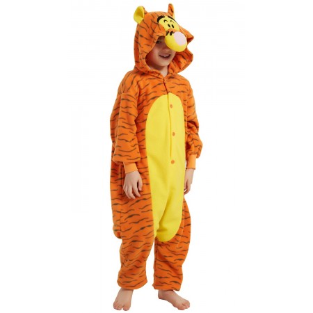 Toddler & Kids Tigger Costume Onesie Halloween Cosplay Suit