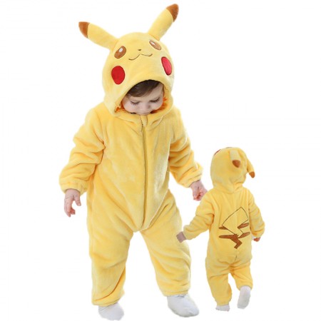 Baby Pikachu Onesie Romper Costume for Toddler