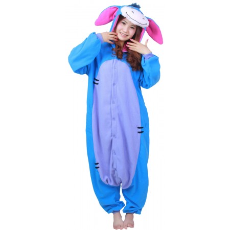 Eeyore Costume Onesie Pajamas For Adult & Teens