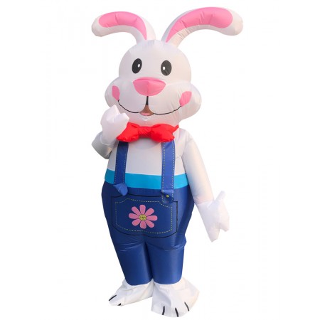 Inflatable Bunny Costume Halloween Blow Up Rabbit Fancy Dress Outfit