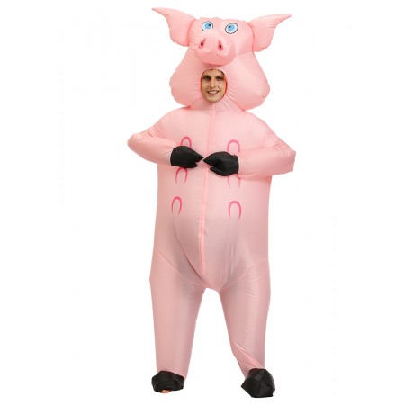 Inflatable Pig Costume for Adult Halloween Blow Up Costumes