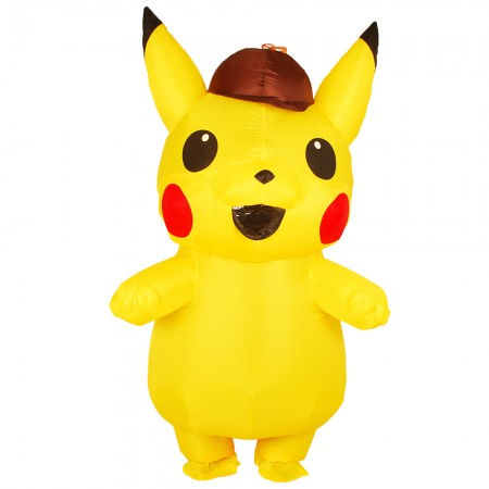 Blow Up Pikachu Costume Halloween Funny Inflatable Costumes For Adult Kid