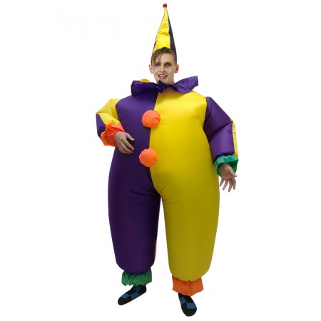 Blow Up Clown Costume Halloween Funny Inflatable Costumes For Adult