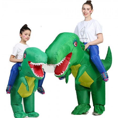 Inflatable Costume Blow Up Rider Dinosaur Costumes For Adults & Kids