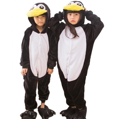 Kids Penguin Onesie Halloween Costumes Outfit for Children