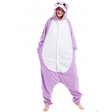 Purple Rabbit Kigurumi Onesie Pajamas Animal Costumes For Women & Men