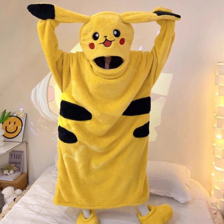 Pikachu Cosplay Pajamas Onesies Sleepwear