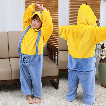 Minions Onesie Pajamas Animal Kigurumi Costumes for Kids