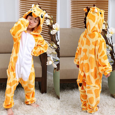 Giraffe Onesie Pajamas Animal Kigurumi Costumes for Kids