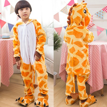 Giraffe Onesie Pajamas Animal Kigurumi Costumes for Kids