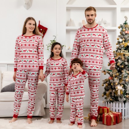 Family Christmas Pajamas Long Sleeve Matching Family Pajama