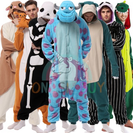 Plus Size Halloween Costumes Onesie Jumpsuit Loungewear for Women & Men Cosplay Party Suit Outfit  Unisex Style