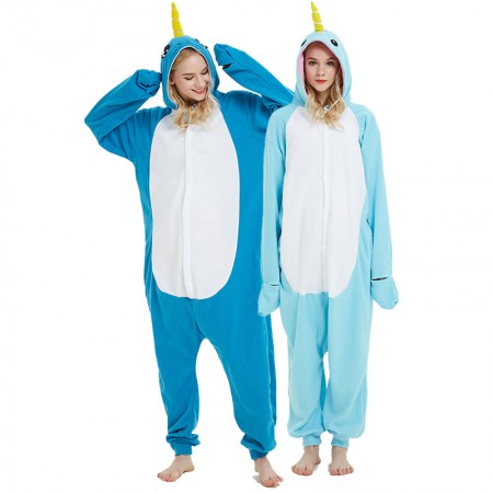 Narwhal Onesie For Adult Animal Costumes Women & Men