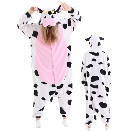 Adult Cow Onesie Pajamas Animal Costumes For Women & Men