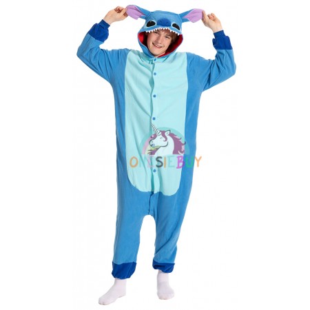 Teenager Stitch Onesie Costume Halloween Outfit Unisex Style for Adults & Teens