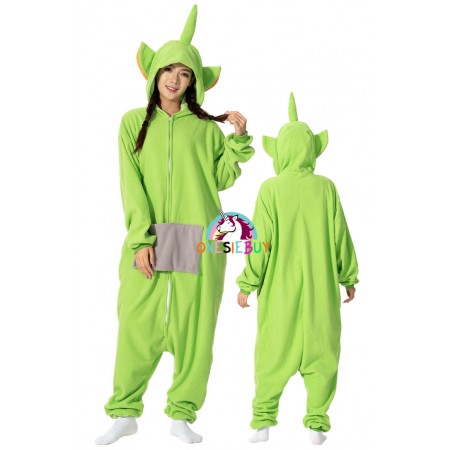 Teletubbies Dipsy Onesie Costume Halloween Outfit Unisex Style for Adults & Teens