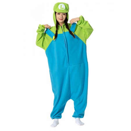 Luigi costumes Onesie Holiday Easy Cosplay Costumes Top Quality