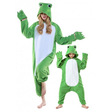 Frog Onesie Costume For Adult & Kids Unisex Style