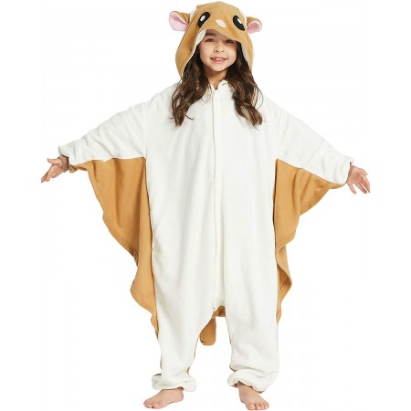 Kids Flying Squirrel Onesie Costume for Girls & Boys Unisex