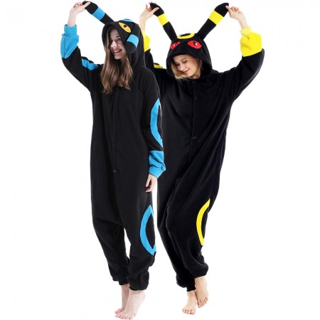 Umbreon Onesie Adult Pajamas Animal Costumes For Women & Men (New Style)