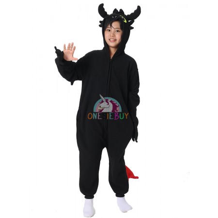 Kids Toothless Costume Onesie Holiday Easy Cosplay Costumes for Child