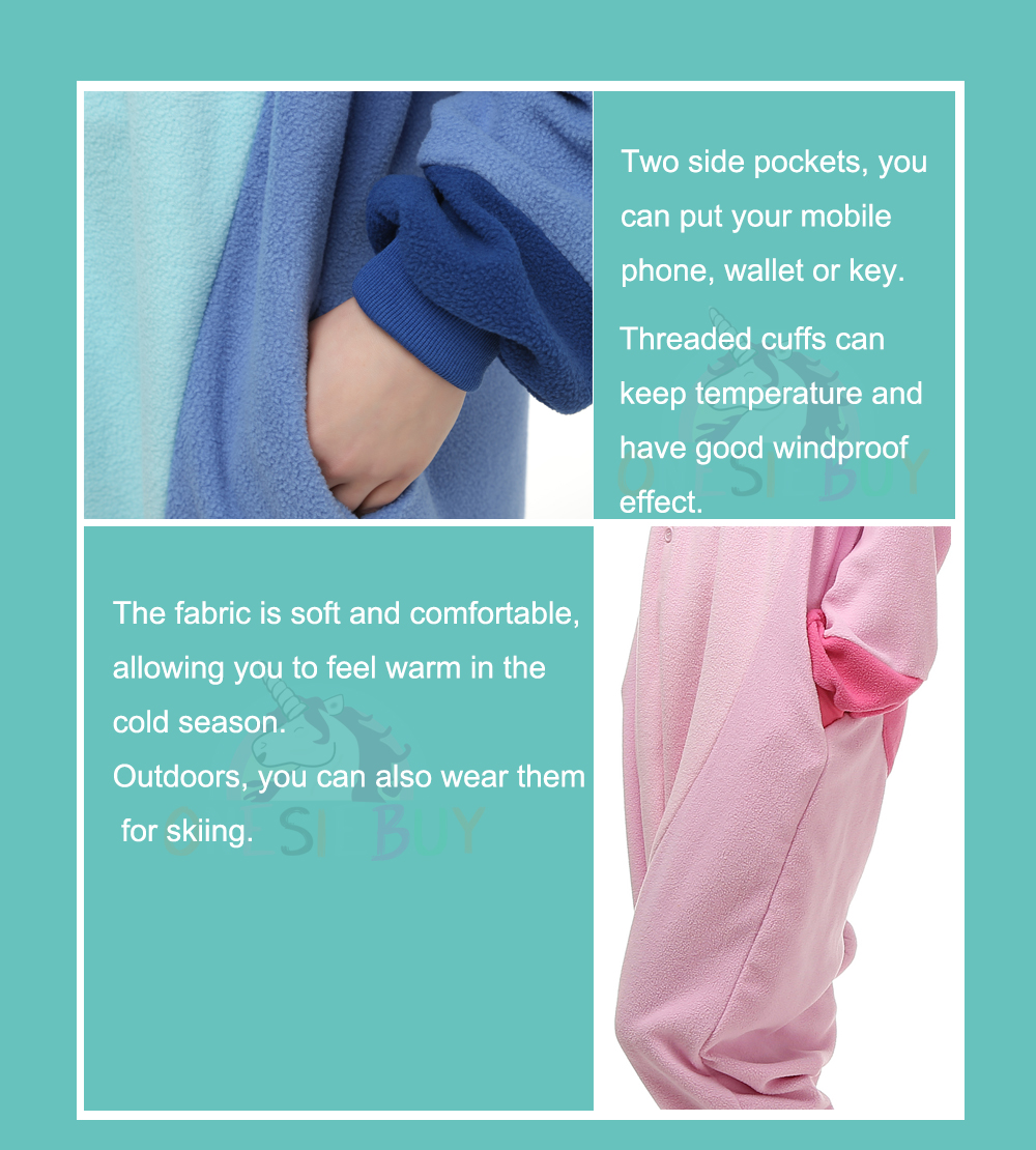 Lilo & Stitch Angel Scrump Onesie Pajamas Group Costume For Adult & Teens